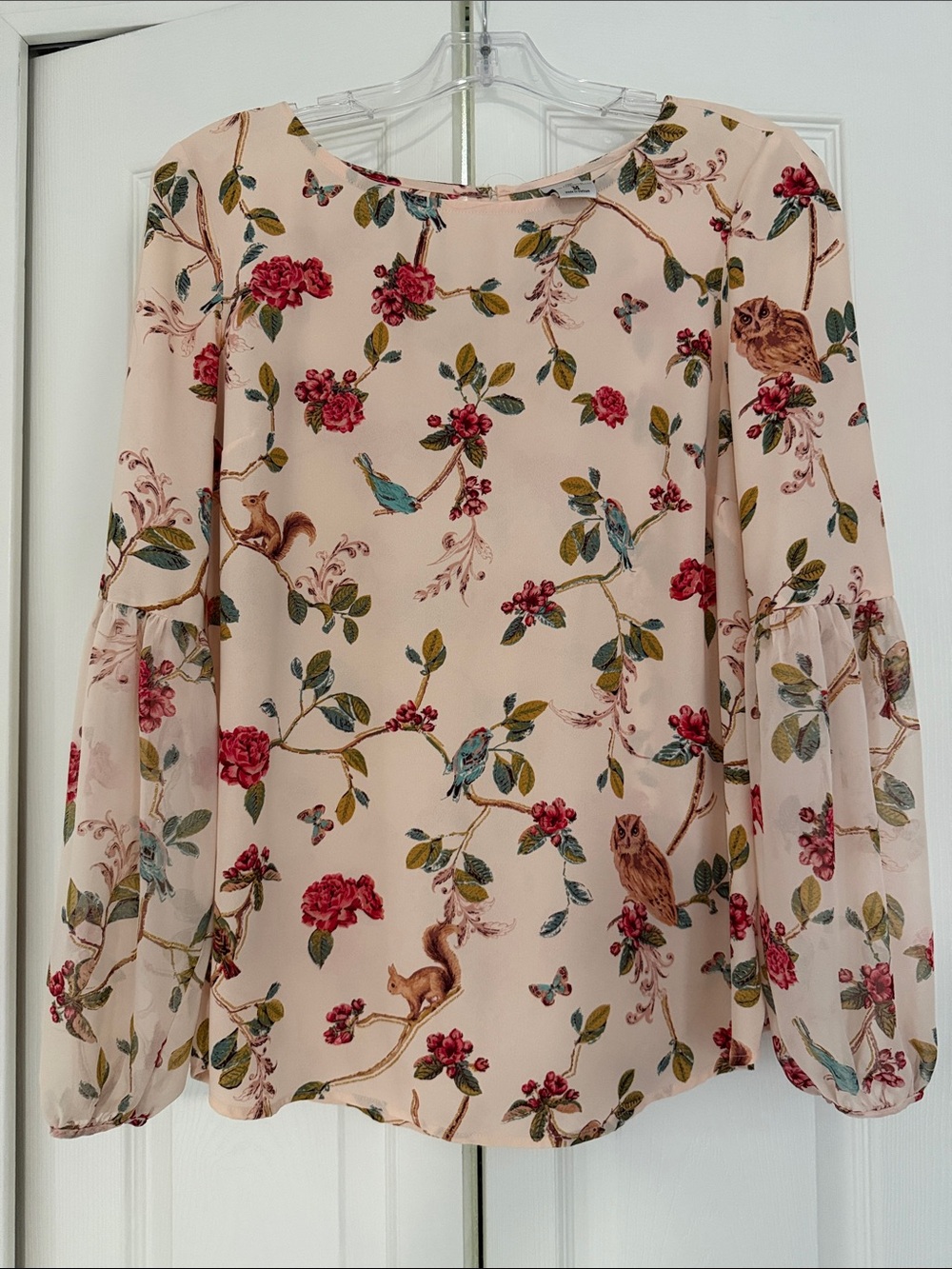 LC Lauren Conrad Disney Collection Snow White Chiffon Blouse